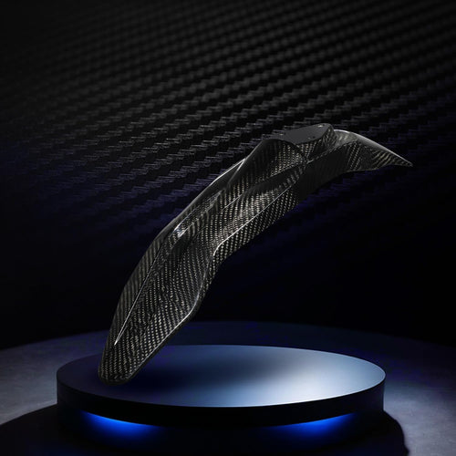 Real Carbon Fiber Front Fender for Talaria - Carbon Fiber Mud Guard Protector Plastics Mudguard Taparia Parts for Talaria Sting MX3 MX4 MX5 Electric Dirt Bike