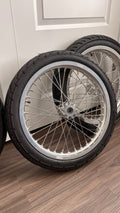 Surron LBX / Eride Pro SS / 79 Bike 17” CHROME WIDE SUPERMOTO WHEELSET