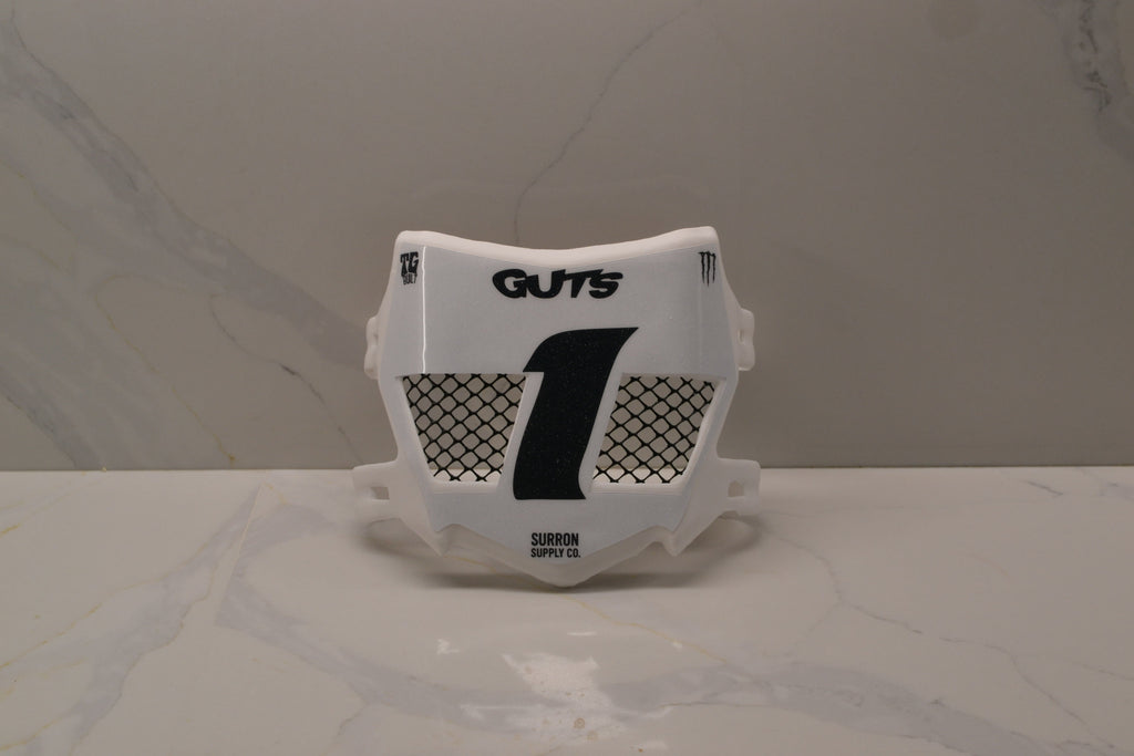 "MotoCutz" Vented Front Number Plate