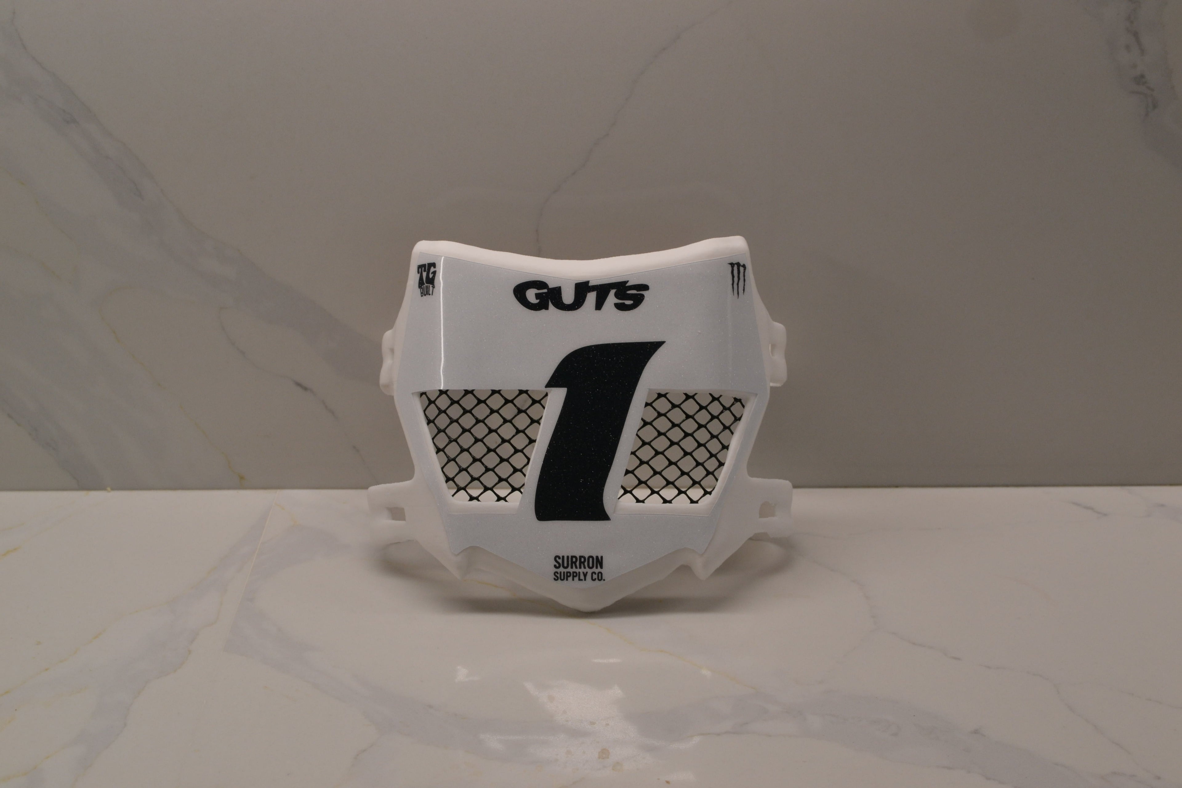 "MotoCutz" Vented Front Number Plate