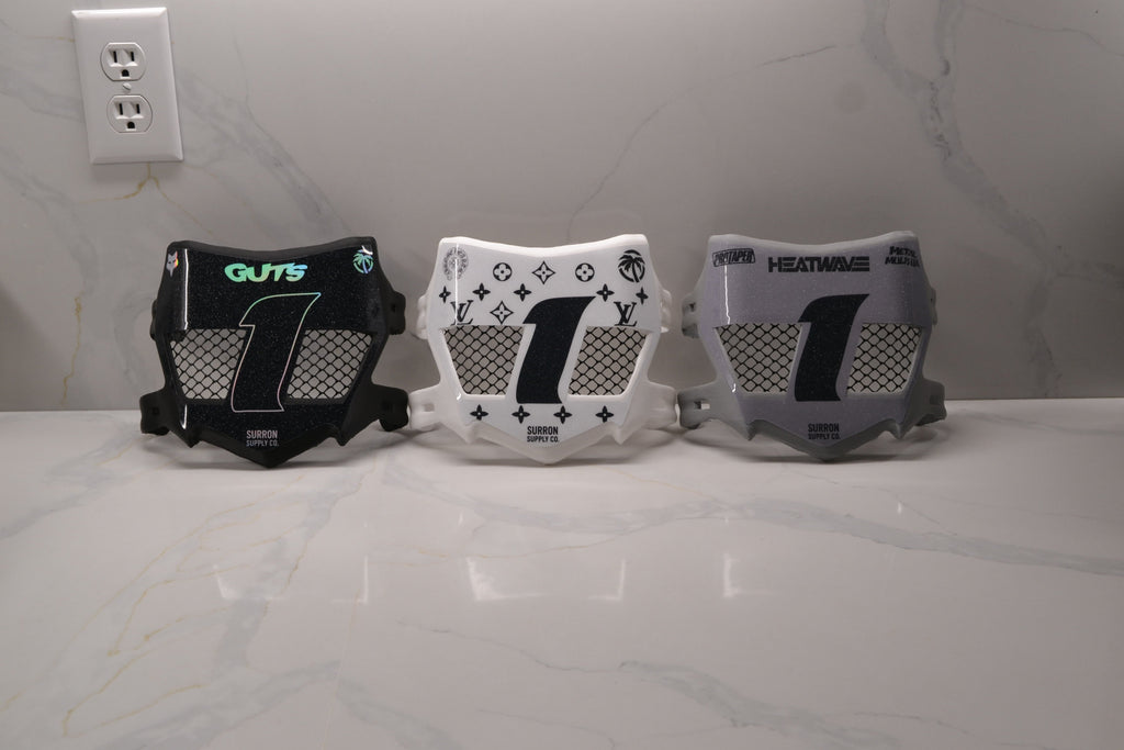 "MotoCutz" Vented Front Number Plate