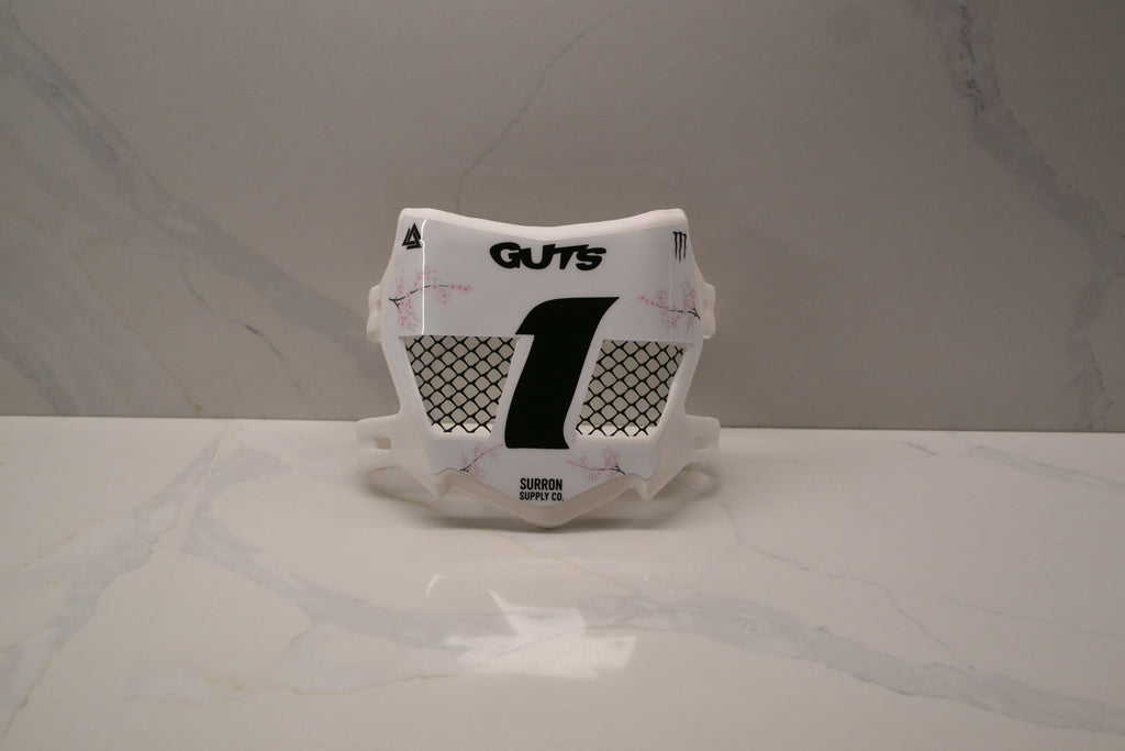 "MotoCutz" Vented Front Number Plate