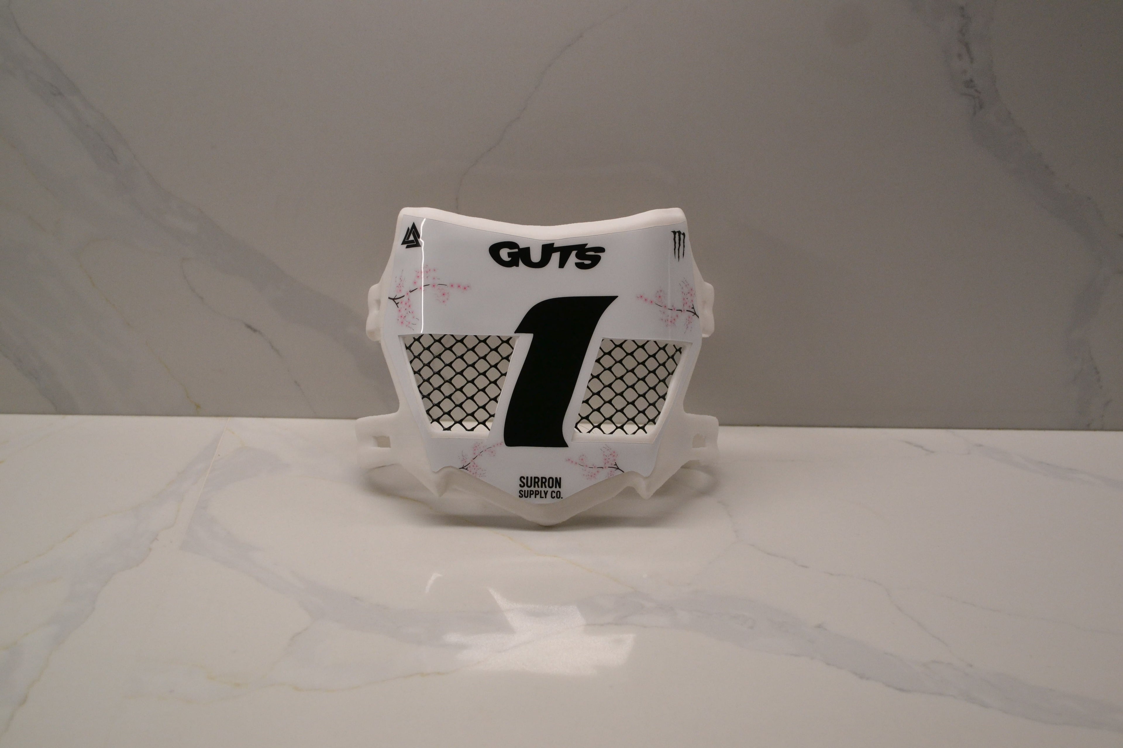 "MotoCutz" Vented Front Number Plate
