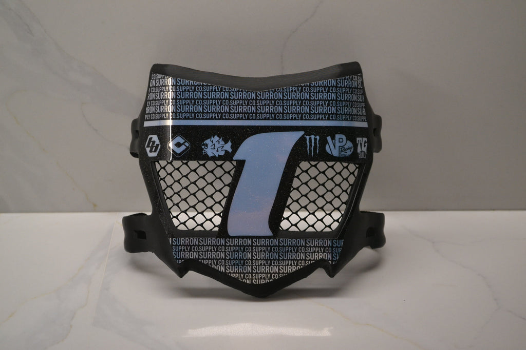 "MotoCutz" Vented Front Number Plate