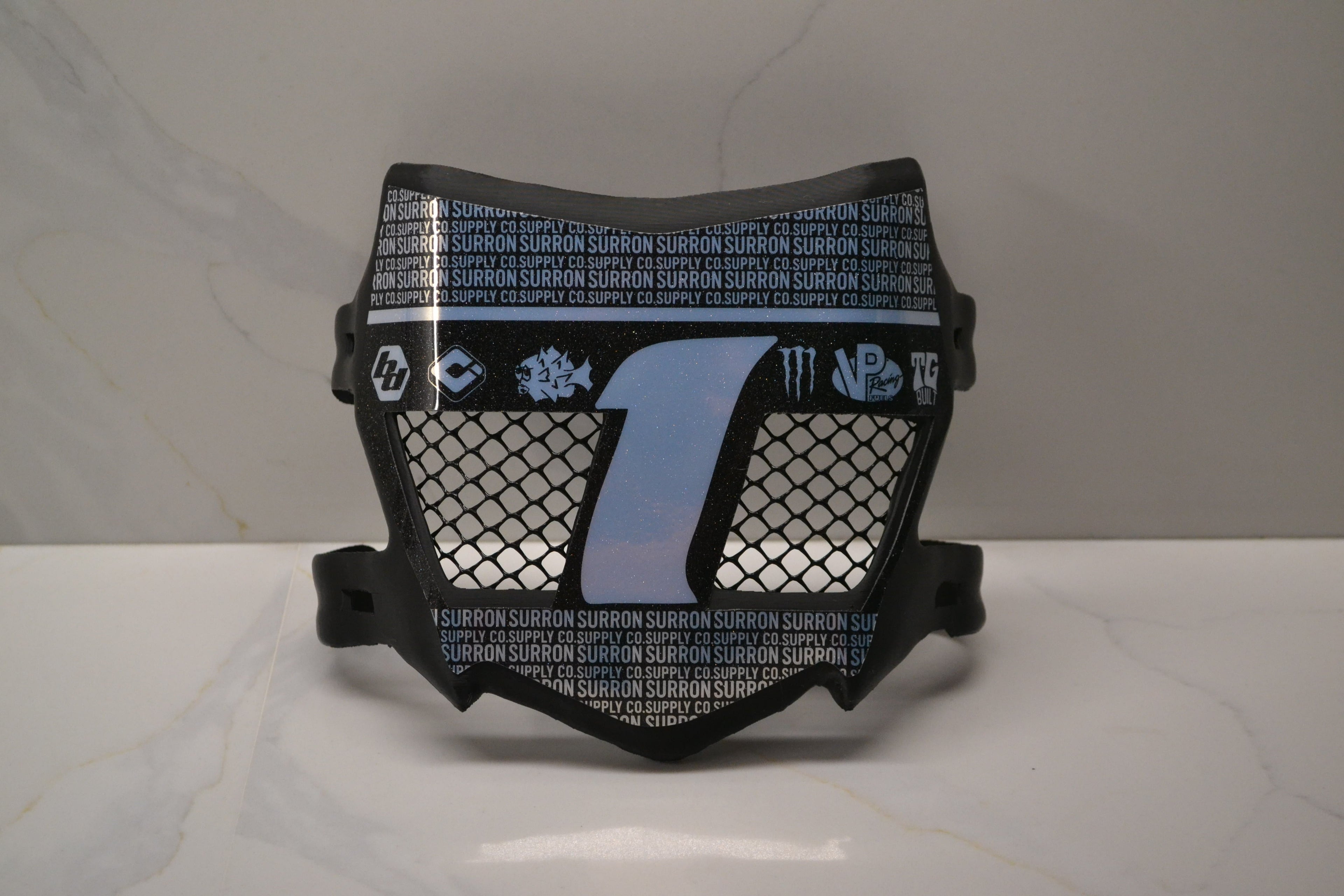 "MotoCutz" Vented Front Number Plate