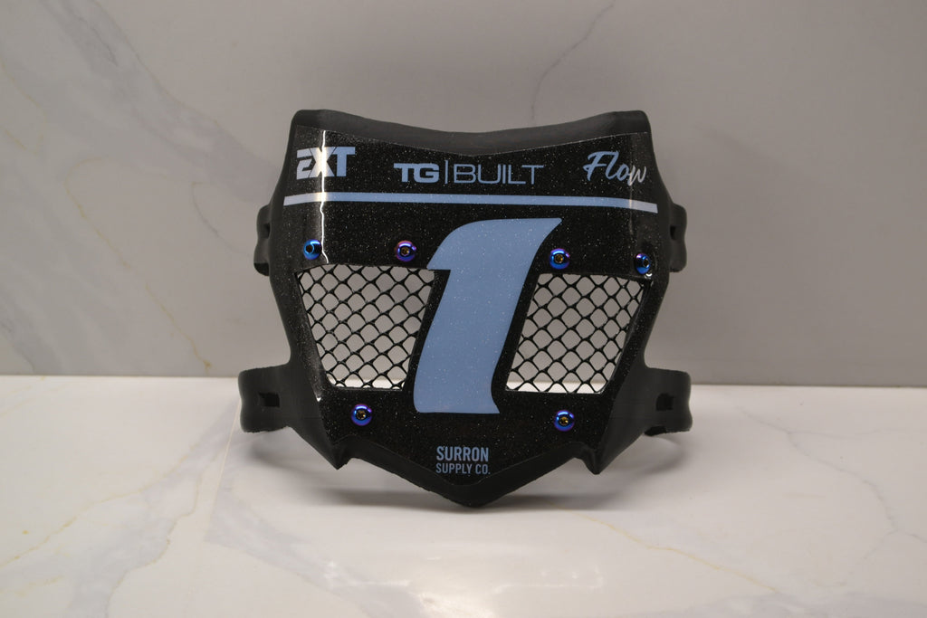 "MotoCutz" Vented Front Number Plate