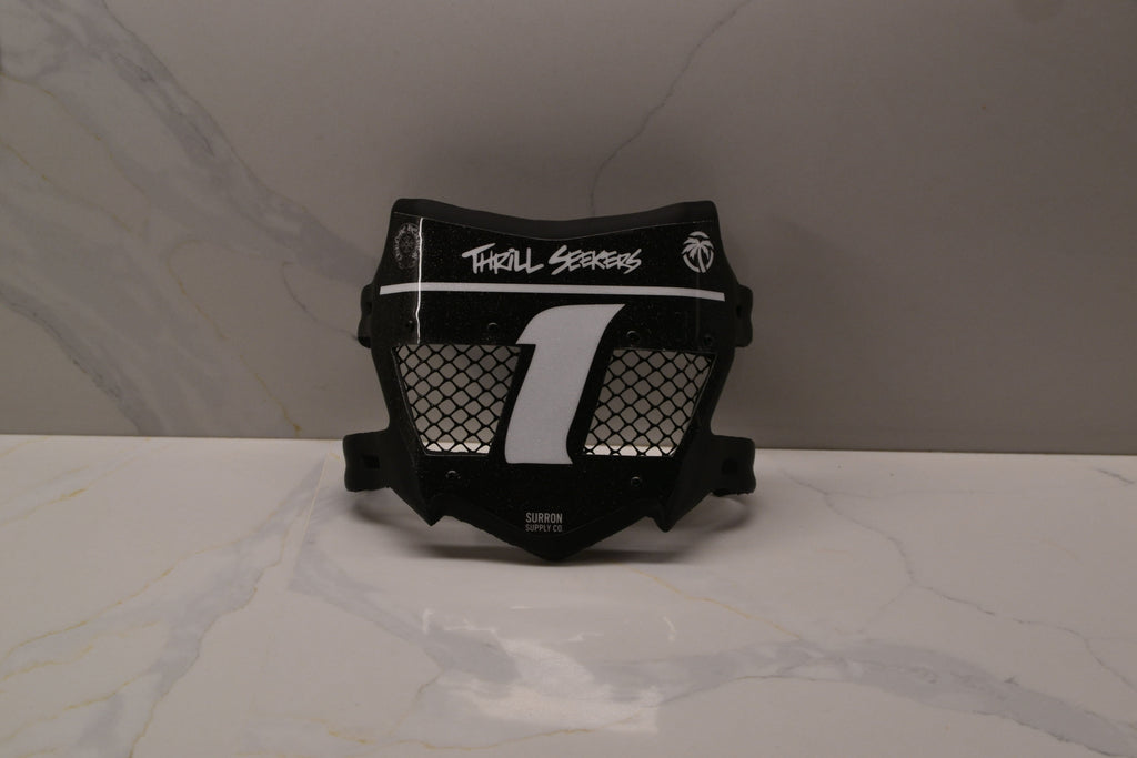 "MotoCutz" Vented Front Number Plate
