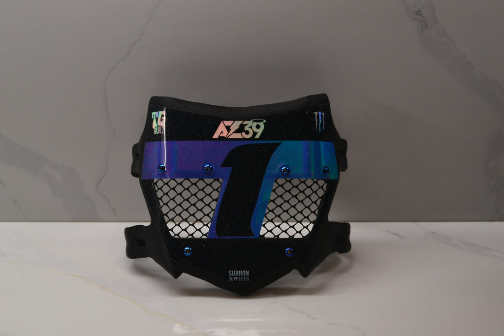 "MotoCutz" Vented Front Number Plate
