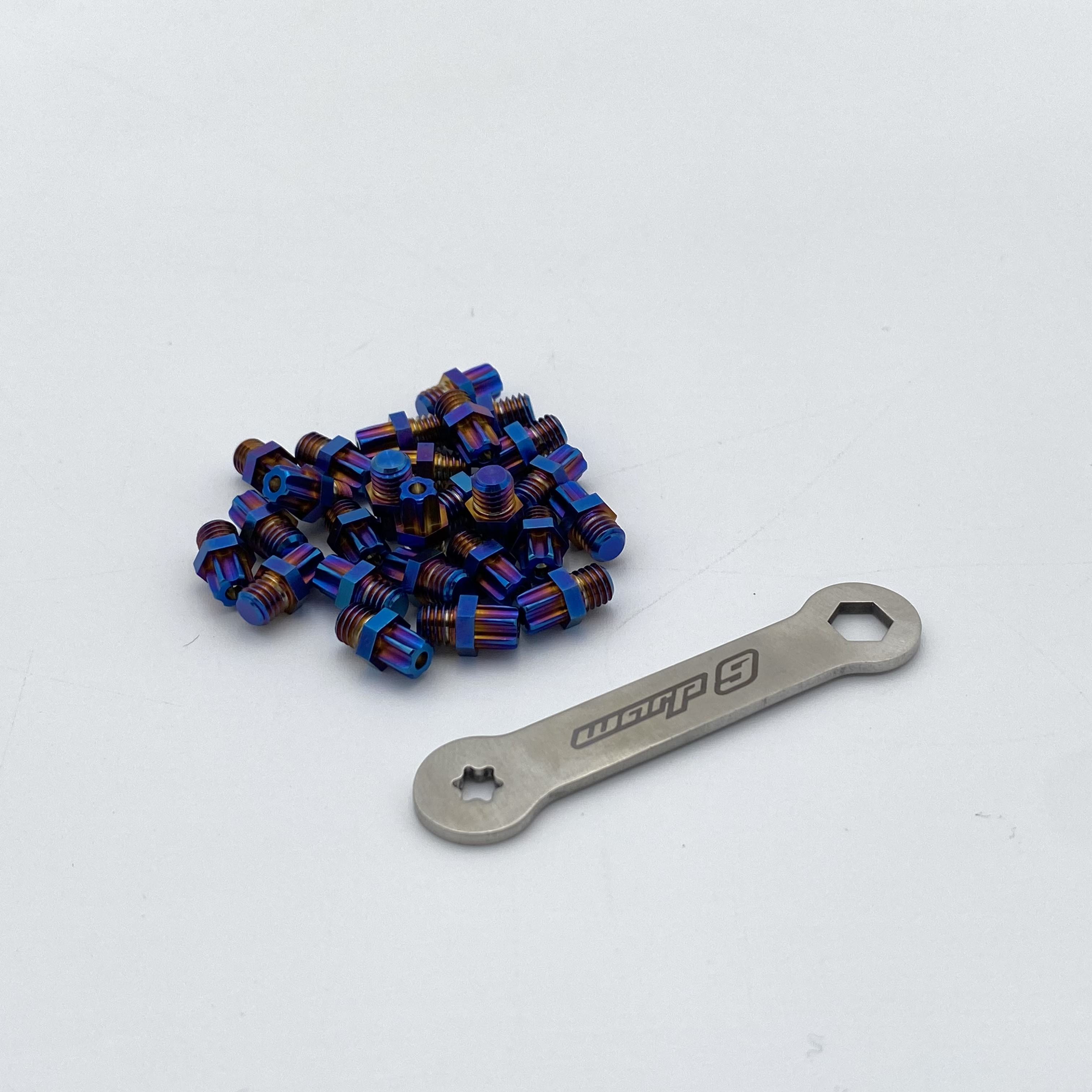 Titanium Elite Foot Peg Screws (Collective)