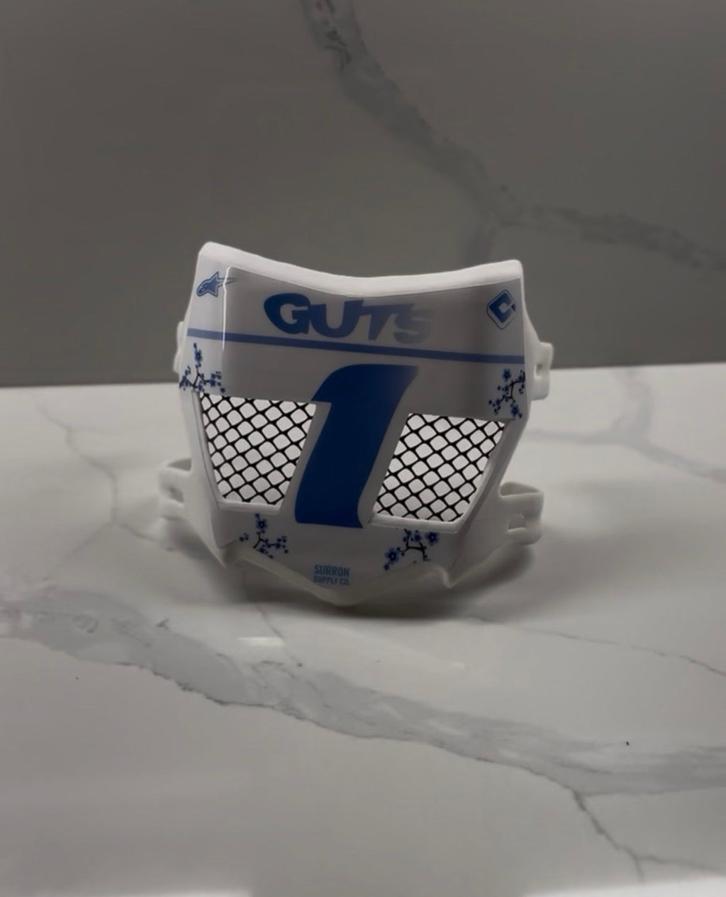 "MotoCutz" Vented Front Number Plate